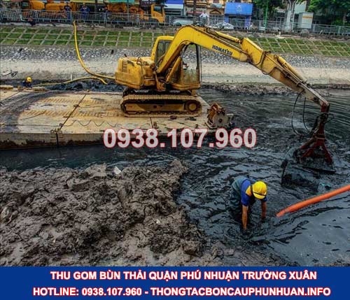 Thu gom bùn thải quận Phú Nhuận