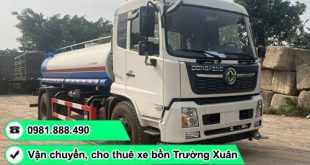 Cho thuê hồ sơ năng lực xe bồn rửa đường, tưới cây đấu thầu