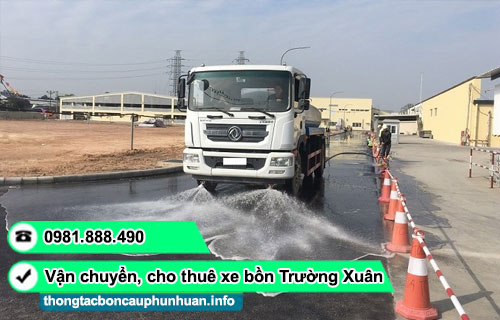 Cho thuê xe bồn rửa đường TP.HCM giá rẻ