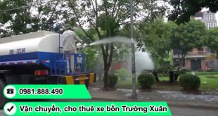 Cho thuê xe bồn tưới cây TP.HCM